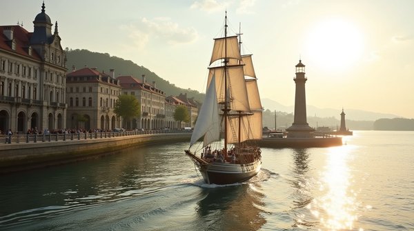 Itinéraire du déjeuner-croisière : monuments vus sur 2h